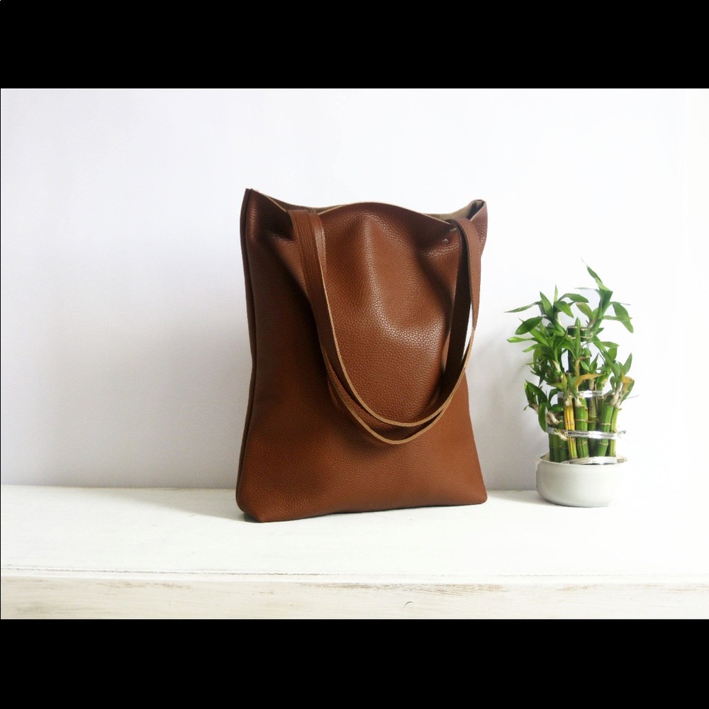 Beautiful Brown Leather Tote